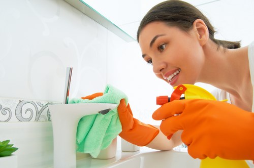 Clean and organized space maintained by Edgware cleaners