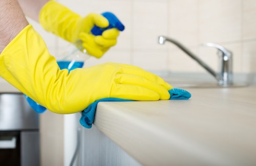 Local cleaning service in Edgware maintaining a tidy interior