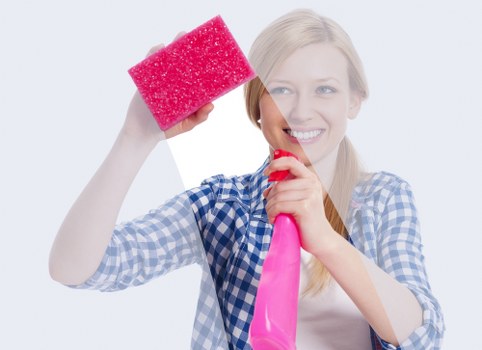 Deep cleaning kitchen surfaces during move in cleaning