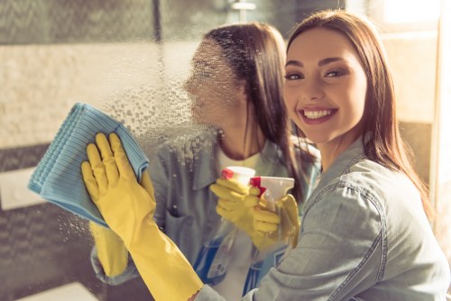 Spot cleaning a rug stain at home